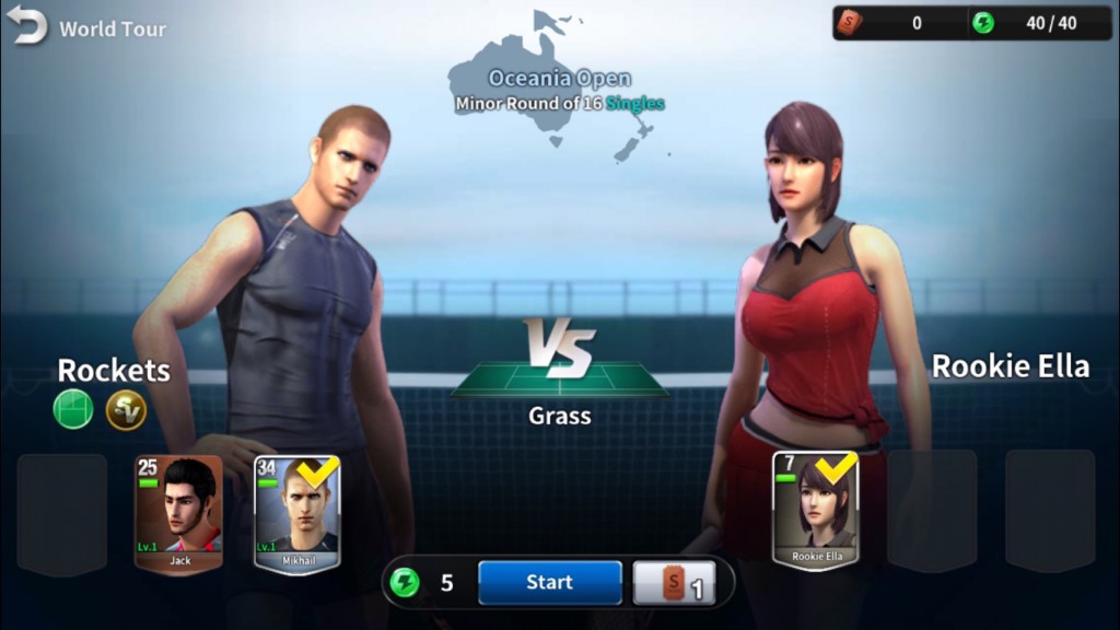 LINE Superstar Tennis PvP