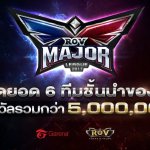 พบกับบทสรุปการแข่งขัน RoV Major League ในวันเสาร์ที่ 9 ธันวาคม นี้